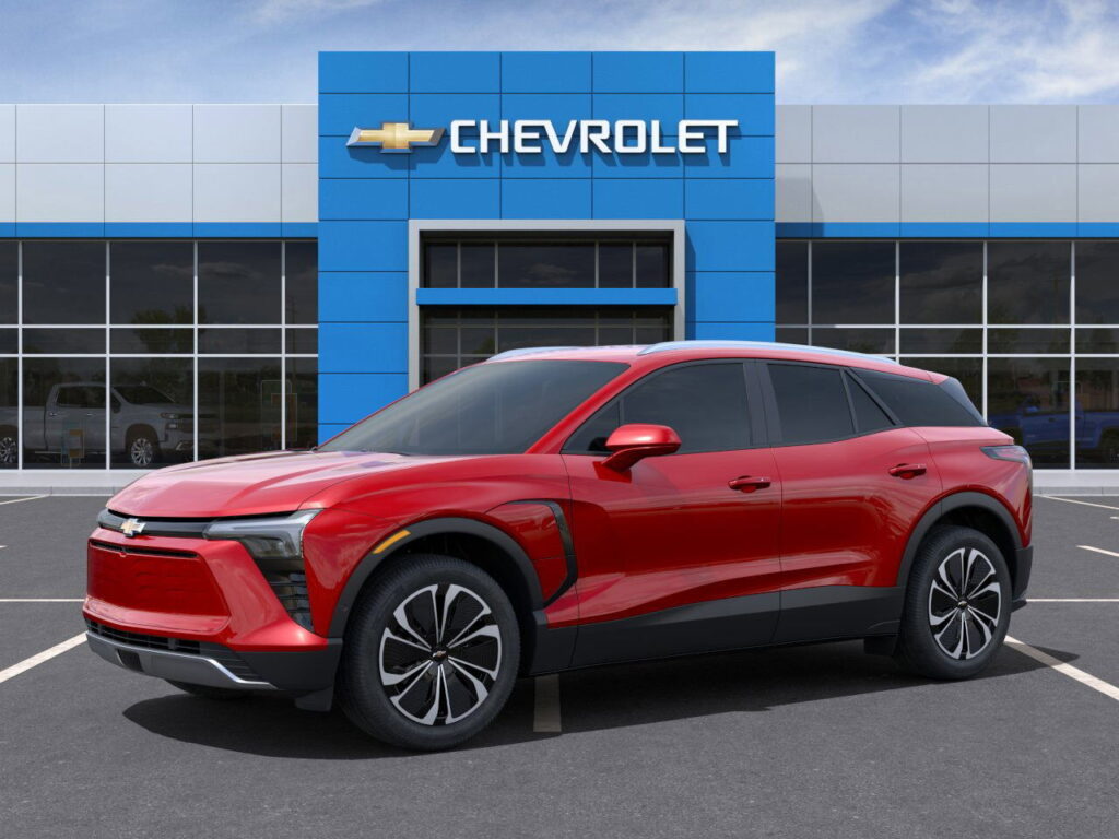 Chevrolet Blazer EV LT AWD 2025 Gatineau — Rouge Éclatant, vue avant